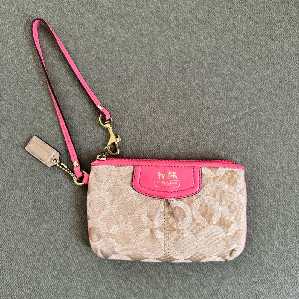 Coach wristlet